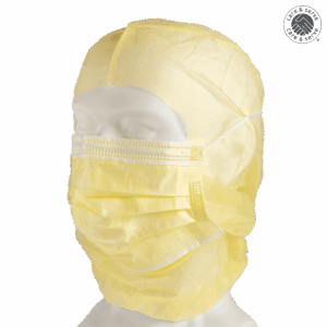 PP Astrohaube mit Med. Maske Typ II gelb wiroNOVA WIROS